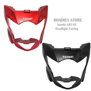 Suzuki GR150 Headlight Fairing Cowling Black Red Motorcycle A+