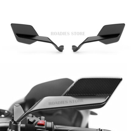 Stealth Max Wing Mirrors Kawasaki Ninja Universal Motorcycle Side Rear View Mirror