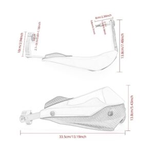 Motorcycle Universal Handguard For Handle Levers and Biker safety Protection handguards