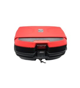 JDR Top Box 45 Liter Dual Color Red Black Back Box with Backlight High Quality Unbreakable ABS