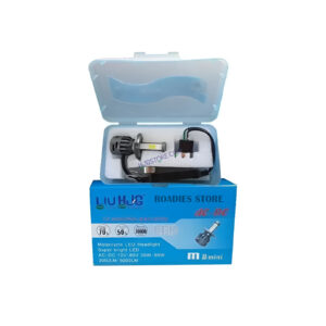 HJG M3 Mini ORIGINAL LED Headlight Bulb H4 50W For All Motorcycles Hi Low White Yellow Blue Red Green AC/DC 50Watt 3 Side Chip - Type H4 1PC