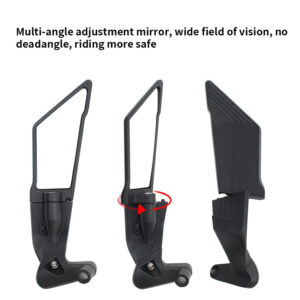 Kawasaki Ninja H2R Mirrors Big Wing Universal Motorcycle Side Rear View Mirror Foldable