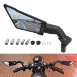Kawasaki Ninja H2R Mirrors Big Wing Universal Motorcycle Side Rear View Mirror Foldable