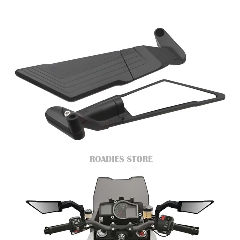 Kawasaki Ninja H2R Mirrors Big Wing Universal Motorcycle Side Rear View Mirror Foldable