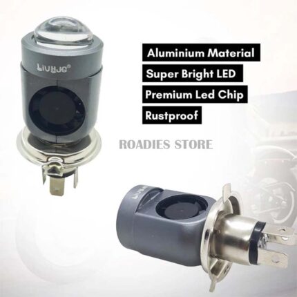 LIU HJG Motorcycle LED Headlight Projector Bulb Yellow/White With H4 Fitting 12V-36V 30W-50W 1pc