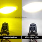 LIU HJG Motorcycle LED Headlight Projector Bulb Yellow/White With H4 Fitting 12V-36V 30W-50W 1pc