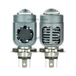 LIU HJG Motorcycle LED Headlight Projector Bulb Yellow/White With H4 Fitting 12V-36V 30W-50W 1pc