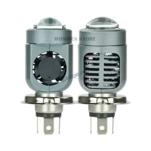 LIU HJG Motorcycle LED Headlight Projector Bulb Yellow/White With H4 Fitting 12V-36V 30W-50W 1pc