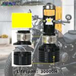 Liu HJG Y6 H4 Slim Projector LED For All Motorcycles Cars White Color Focused Projector Low Spread High Beam 1pc