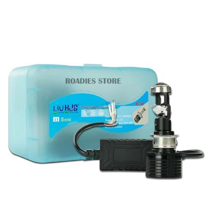 Liu HJG Y6 H4 Slim Projector LED For All Motorcycles Cars White Color Focused Projector Low Spread High Beam 1pc
