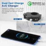 New Fast Charger Type-C & USB Smart QC 3.0 Motorcycle