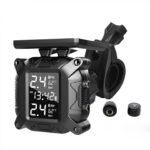 TPMS Tire Pressure Monitoring System Solar Charging Air Temperature Sensor Alarm Warning Tyre Motorcycle