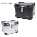 JDR ABS Top Box RS47 Liter Unbreakable Tail Rear Luggage Trunk Padded Inner ABS Plastic Motorcycle