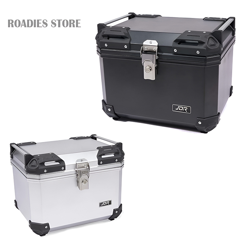 JDR ABS Top Box RS47 Liter Unbreakable Tail Rear Luggage Trunk Padded Inner ABS Plastic Motorcycle JDR ABS Top Box RS47 Liter Unbreakable Tail Rear Luggage Trunk Padded Inner ABS Plastic Motorcycle