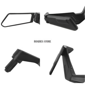 Lever Guard with Side View Mirrors Clutch Brake Hand Protection Aluminum Handlebar Guard Motorcycle