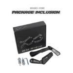 Lever Guard with Side View Mirrors Clutch Brake Hand Protection Aluminum Handlebar Guard Motorcycle