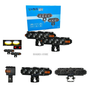 Liu HJG External LED Lights Tetra RL4 Lens with White Yellow and Red Devil DRL Box New