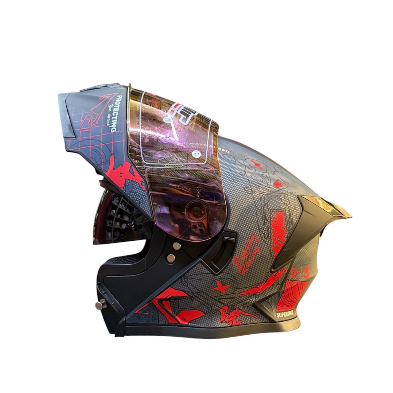 Super Air SP-912 Uplift Dual visor Helmet DOT Standard approved Removable Padding Air Ventilation system