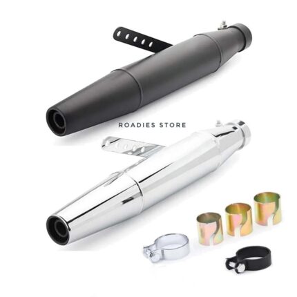 Motorcycle Vintage Cafe Racer Slip-on Exhaust Classic Brat Chopper bobber Chrome for Royal Enfield and Harley Muffler E07