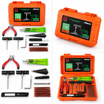 KEWIG T9 Quick Tire Repair Kit Tubeless Tyre Puncher Kit